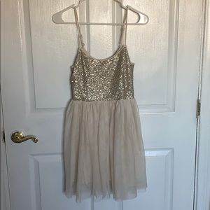 Abercrombie and Fitch gold dress